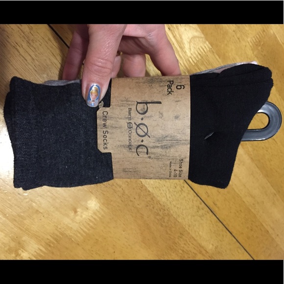 New 6 Pair Pack BOC Born Concepts Crew SOCKS 4 -10 - Picture 3 of 8